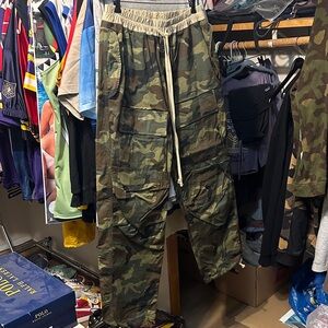 Fear of God 7th seventh collection camouflage camo Cargo Pants men’s xl